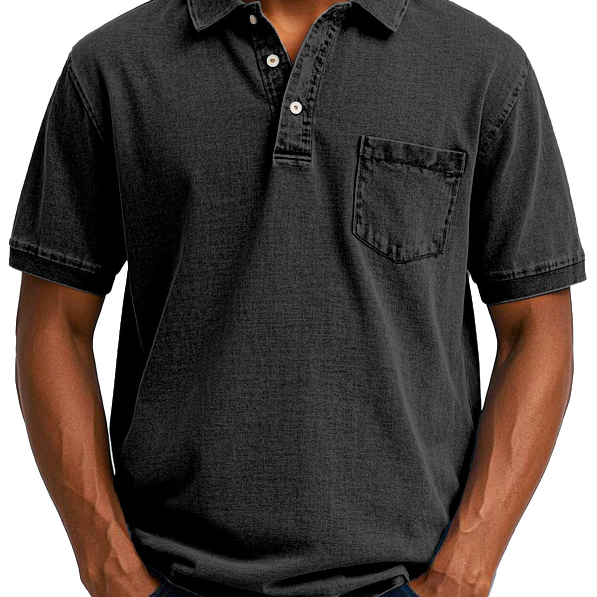 Christophe - Chemise Polo Vintage Décontractée pour Homme
