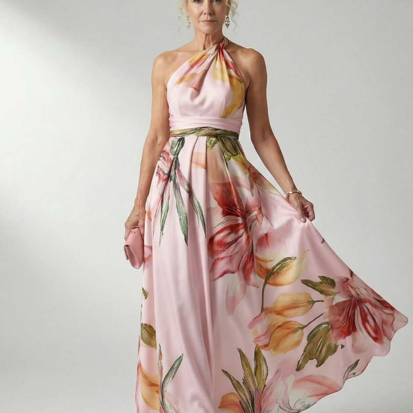 Naïs - Robe Maxi Fleurie