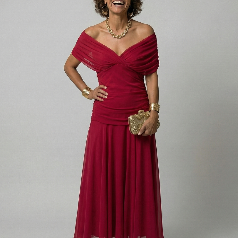 Ludivine - Robe Midi de Style Espagnol