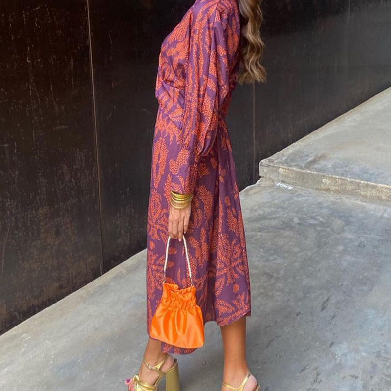 Aline - Robe midi sophistiquée
