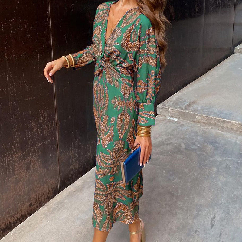 Aline - Robe midi sophistiquée