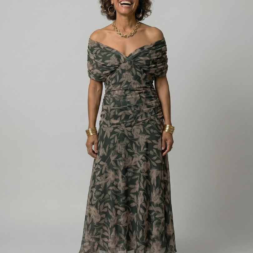 Ludivine - Robe Midi de Style Espagnol