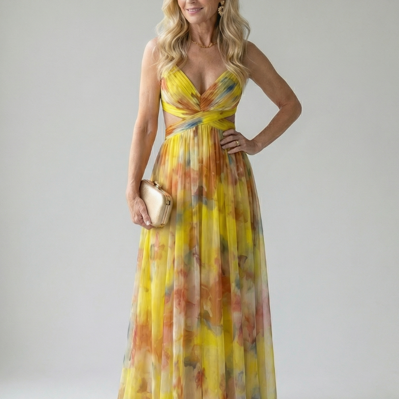 Caroline - Robe Maxi Enveloppante