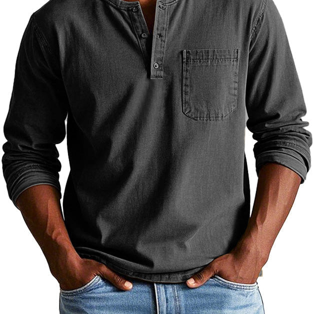 Martin - Chemise Vintage à Manches Longues