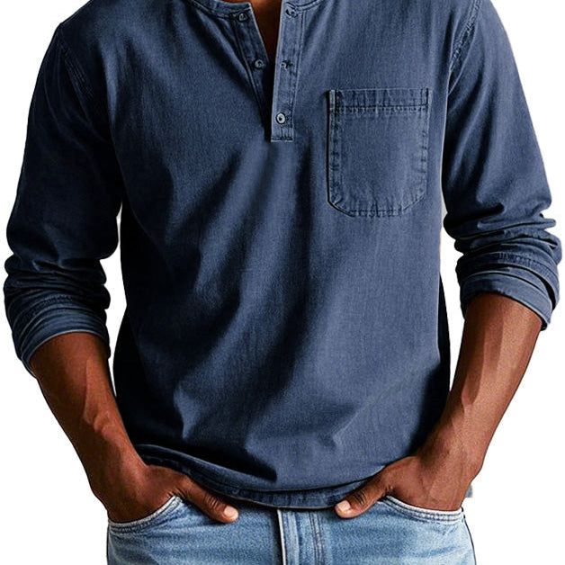 Martin - Chemise Vintage à Manches Longues