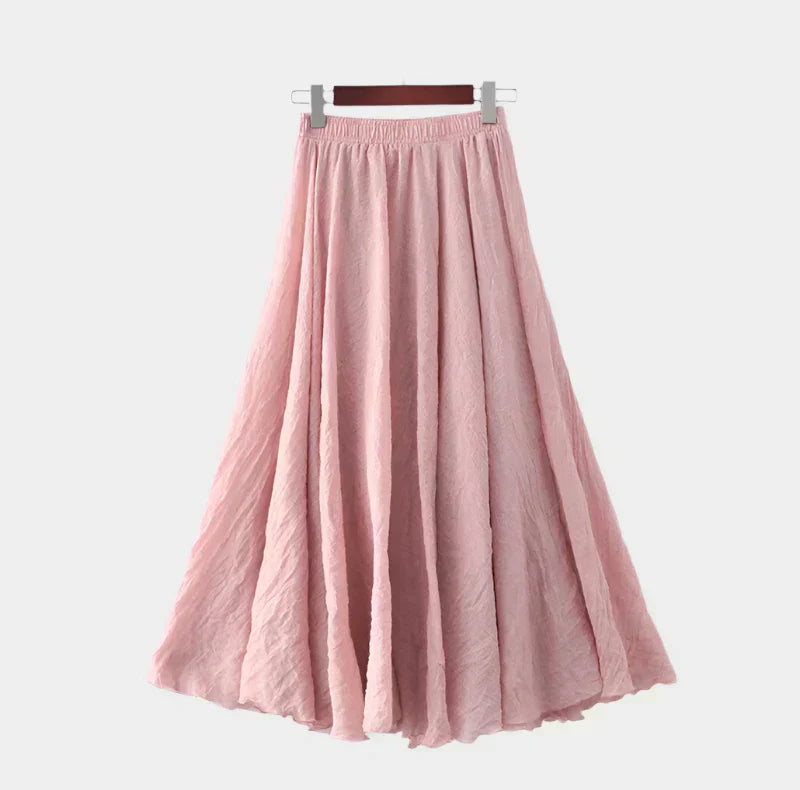 Florence - Jupe Élégante Taille Haute