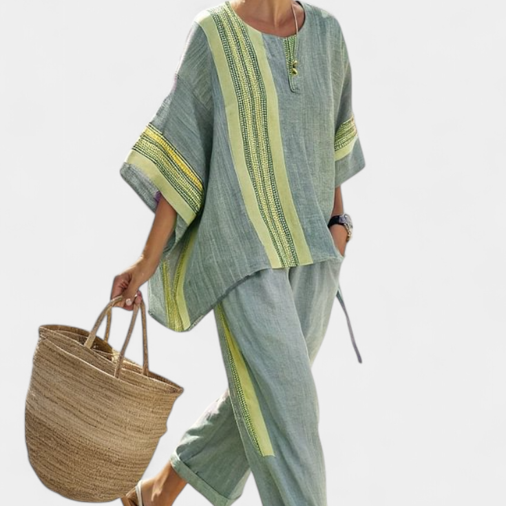 Naïs - Ensemble Boho en Lin et Bambou