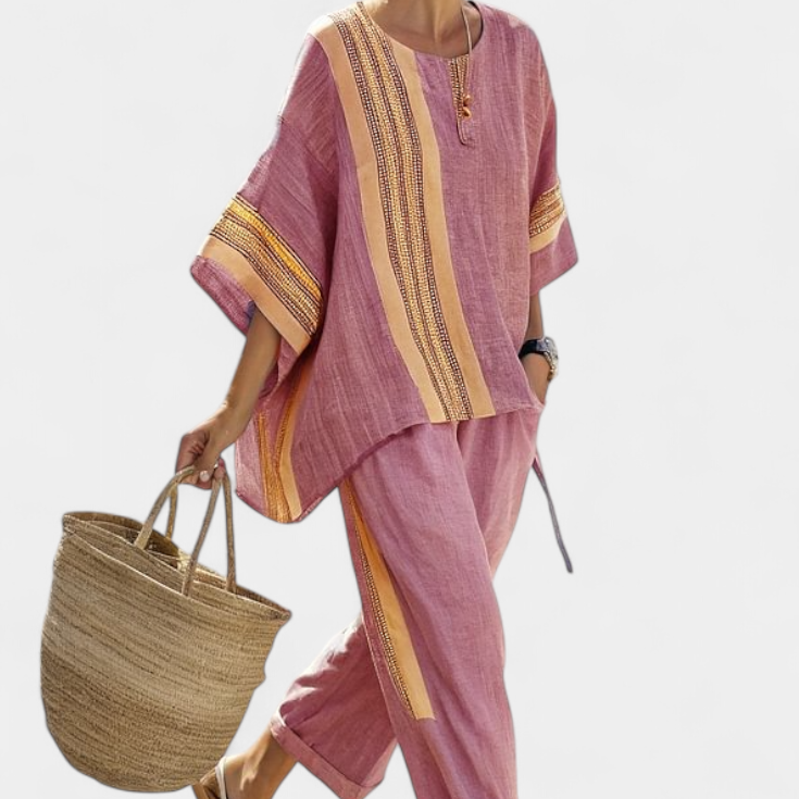 Naïs - Ensemble Boho en Lin et Bambou