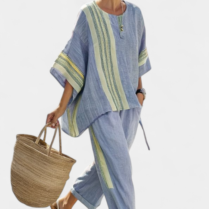 Naïs - Ensemble Boho en Lin et Bambou