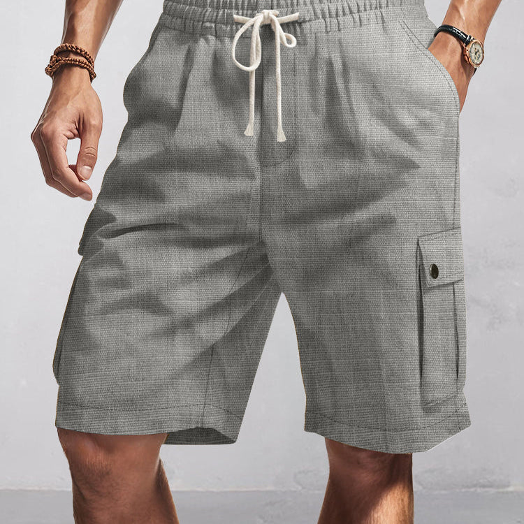 Xavier - Short cargo en coton essentiel