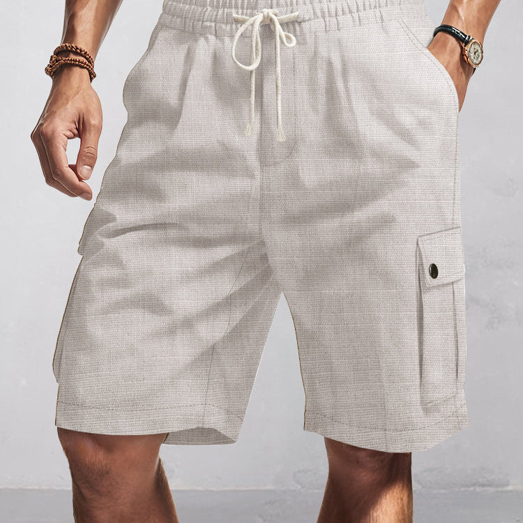 Xavier - Short cargo en coton essentiel