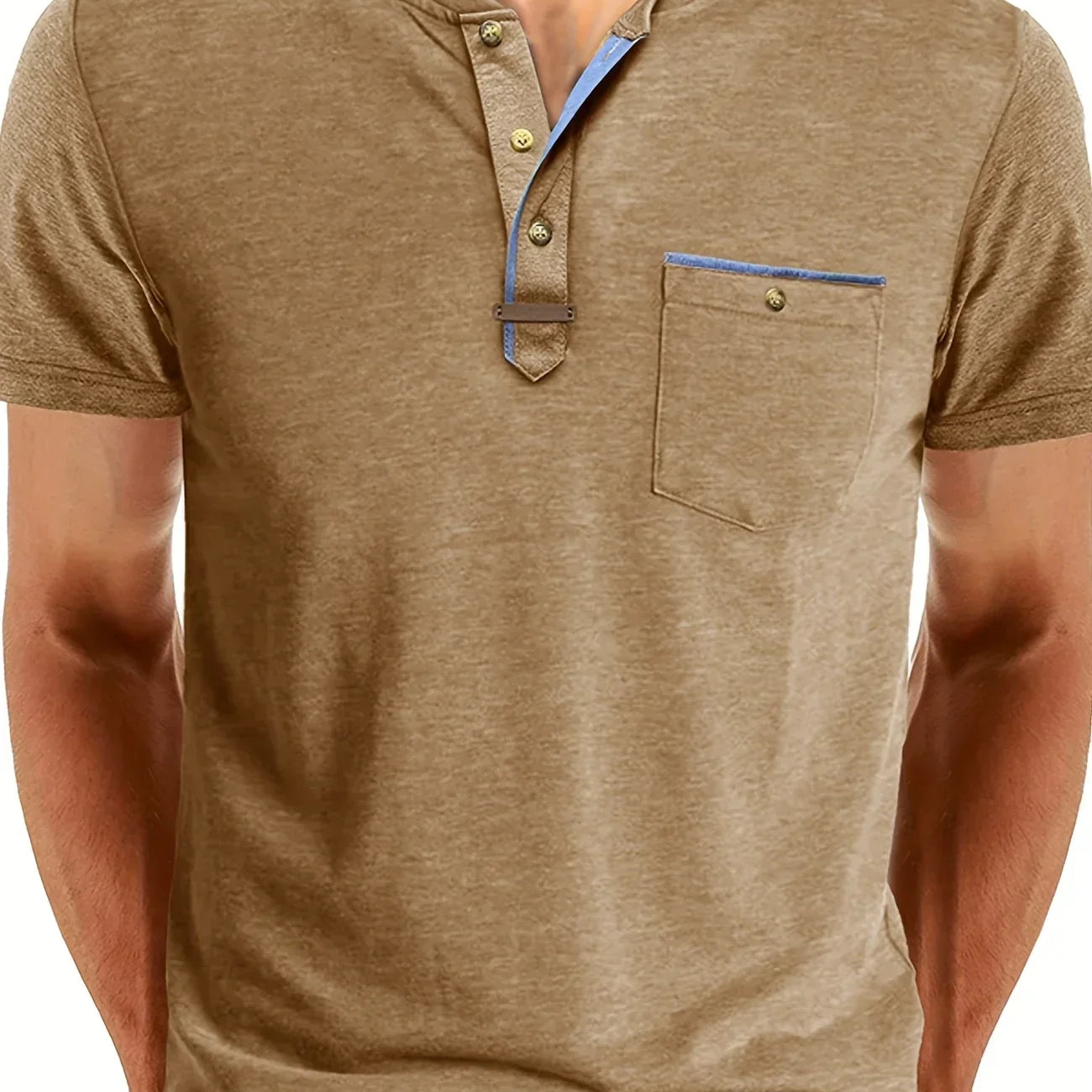 Lucas - T-shirt col rond élégant avec poche