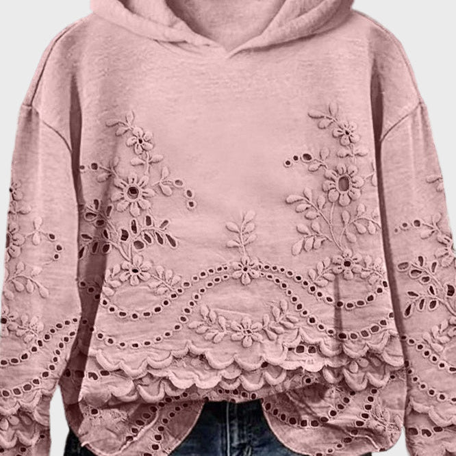 Gwenaëlle - Sweat à Capuche en Dentelle